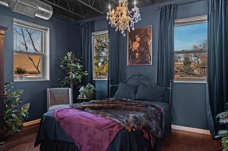 dark acedemia boudoir studio